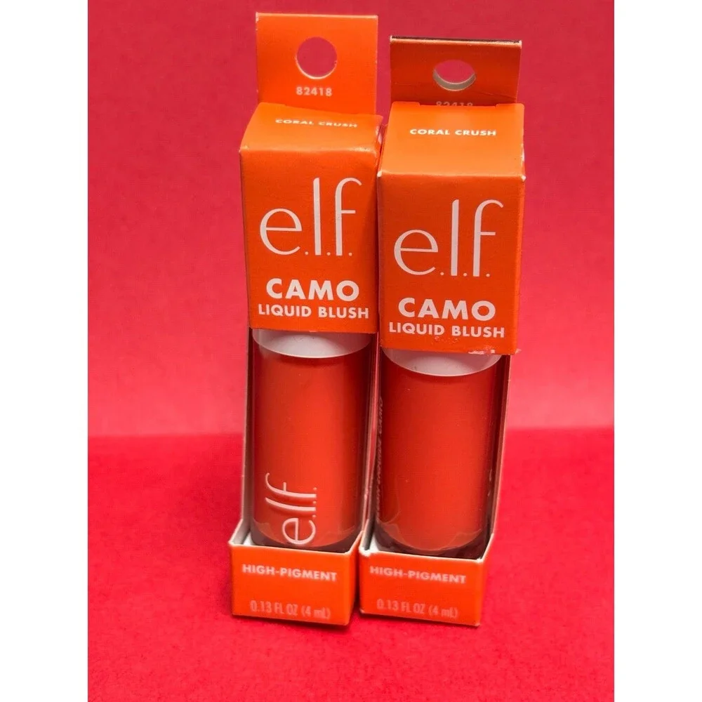 e.l.f. Camo Liquid Blush Coral Crush Set of 2 NEW in packaging